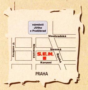 ck sen - zajezdy - mapa