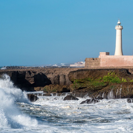 Maják Fort de la Calette.