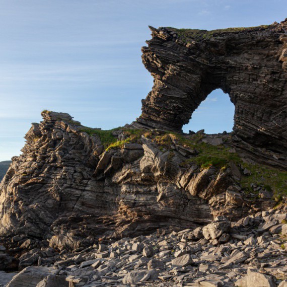Skalní útvar Kirkeporten.