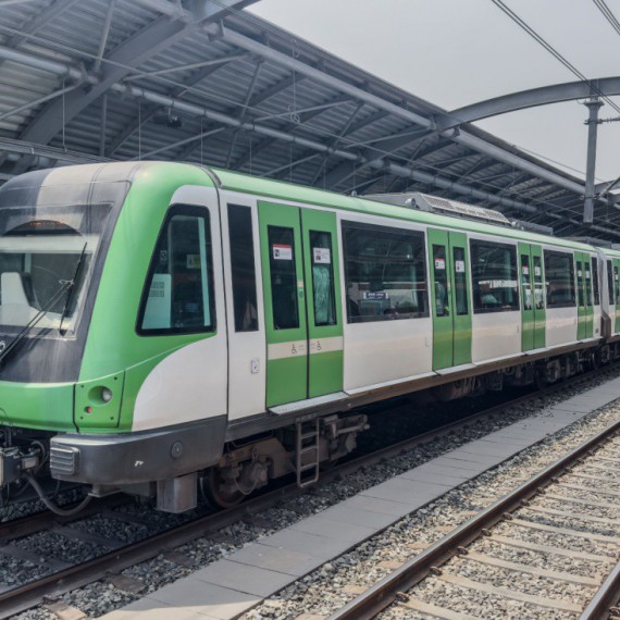Metro ve městě Lima.