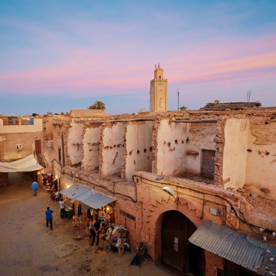 Ulice v historické části města Medině.