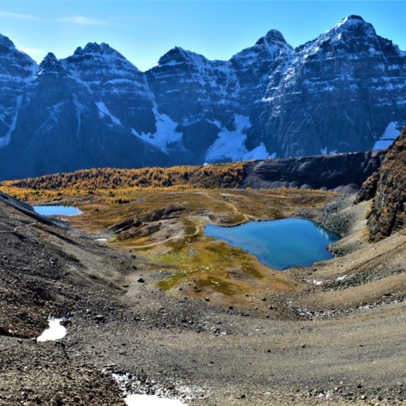 Pěší oblast Sentinel Pass.