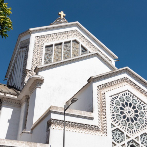 Katedrála svatého Petra zblízka.