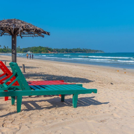 Pláž Uppuveli ve městě Trincomalee.