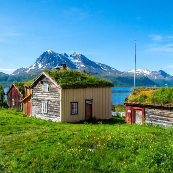 Tradiční historické domky.
