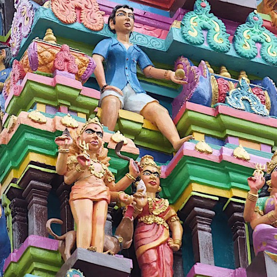 Hinduistický chrám v Medanu.