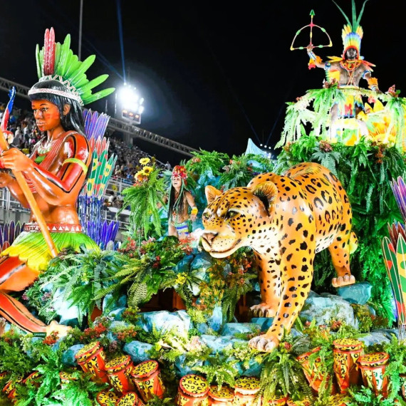 Karneval v Rio de Janeiro hraje všemi barvami.