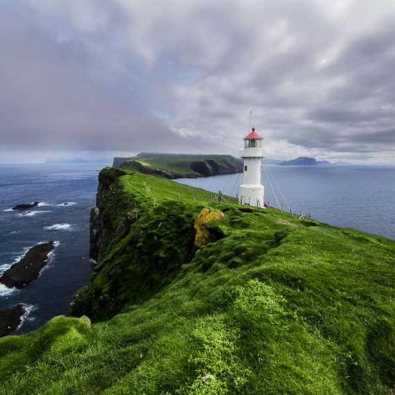 Maják na Fayerských ostrovech.
