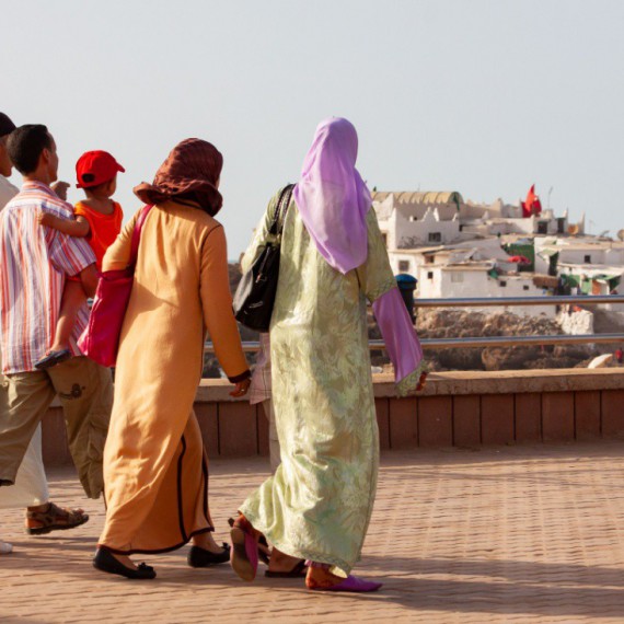 Typický marocký oděv.