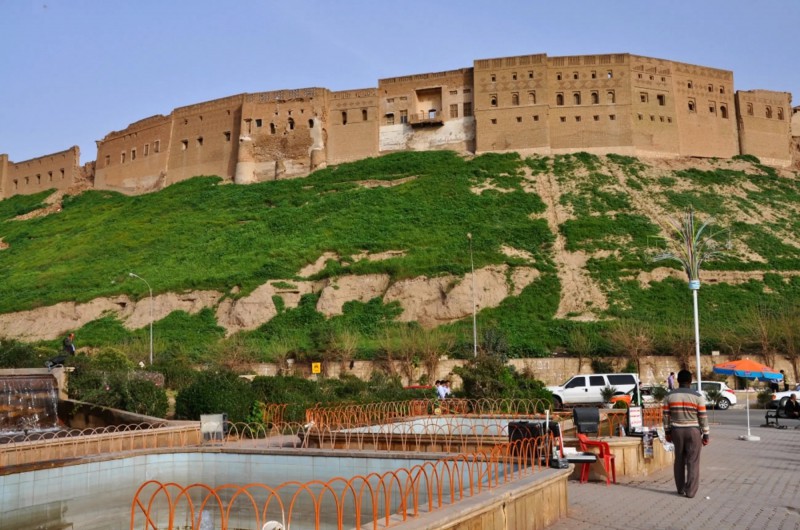 Citadela nebolí opevnění města nad městem Arbil.