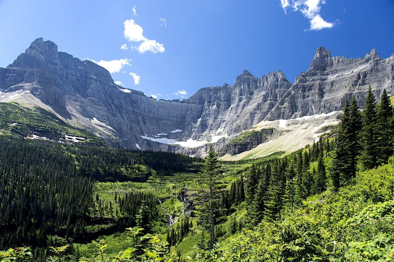 Iceberg Lake Trail.