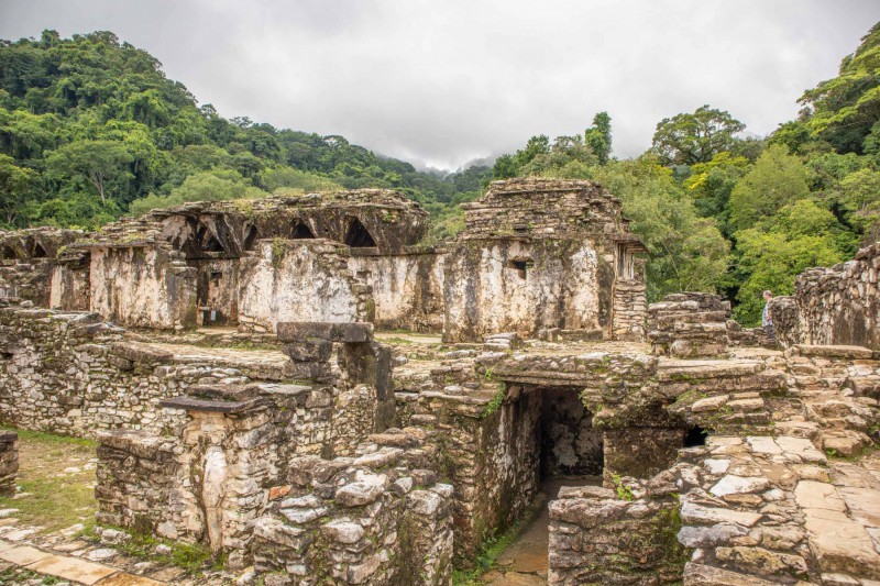 Palác bájného města Palenque.