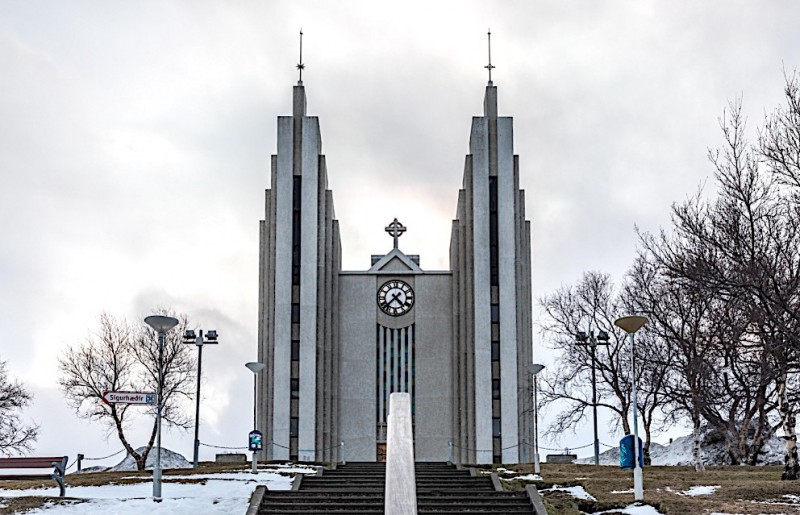 Kostel v Akureyri.