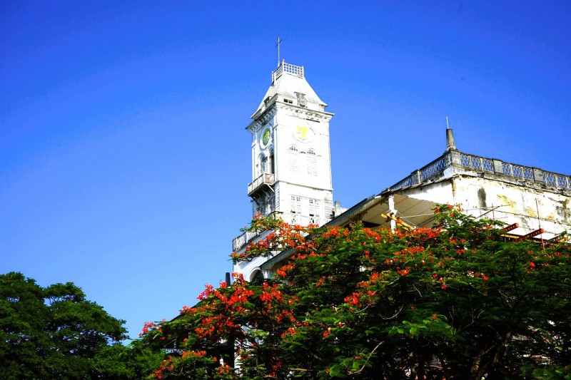 Dům zázraků Beit-al-Ajaib na Zanzibaru.