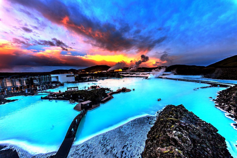 Blue Lagoon - Modrá laguna, Island.