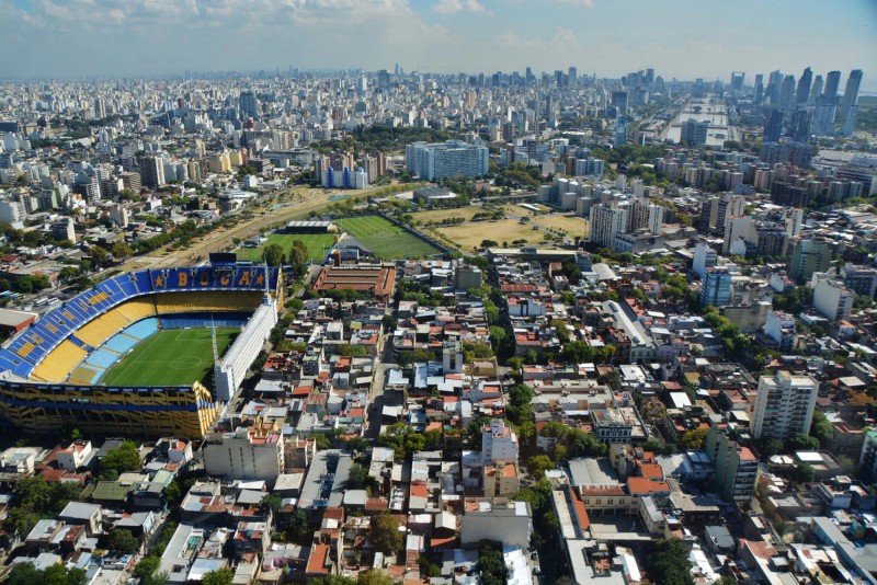 Pohled na Buenos Aires.