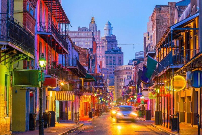 Bourbon Street.