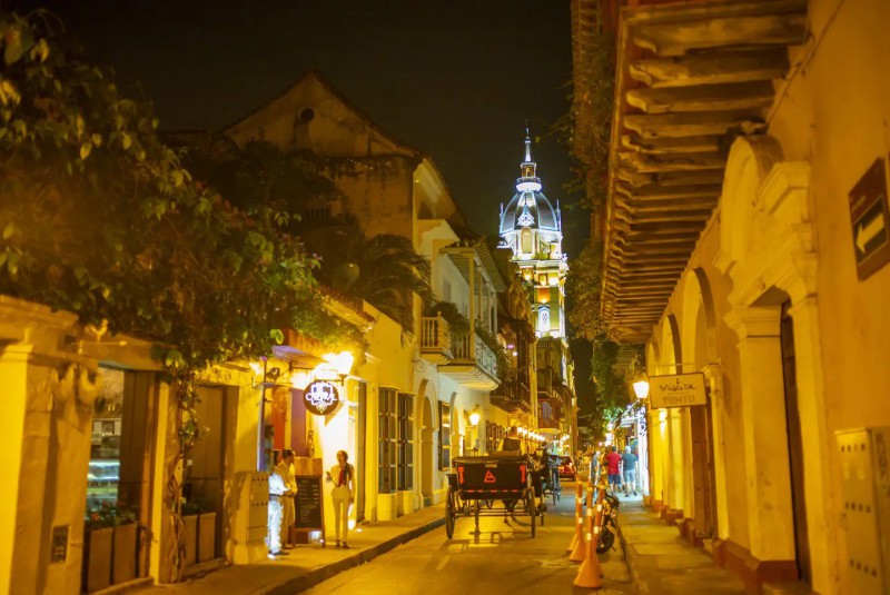 KoKolumbijské město Cartagena.