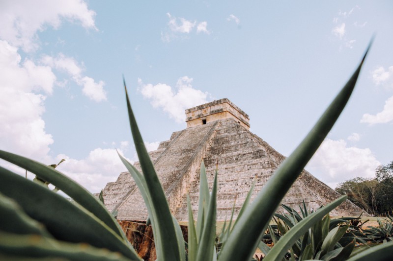 Pyramida v Chichen Izza.