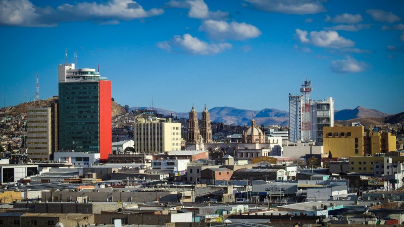 Centrum města Chihuahua.