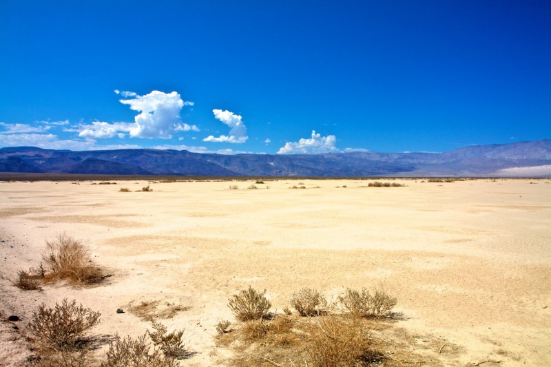 Poušt v Death Valley.