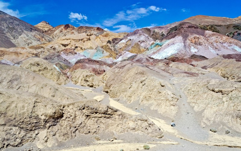 Pohled na Národní park Death Valley.
