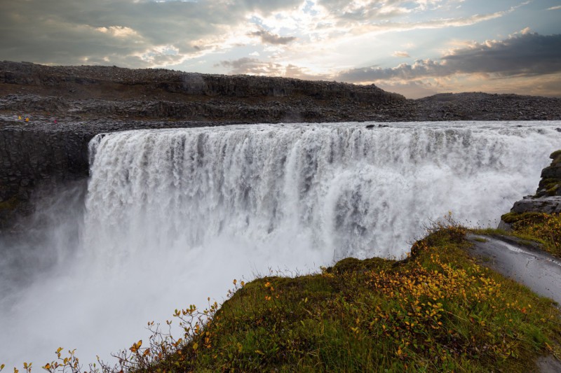 Vodopád Dettifoss.
