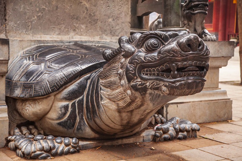 Želvo - drak, symbol Říše středu.