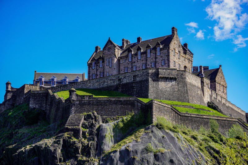 Edinburský hrad.