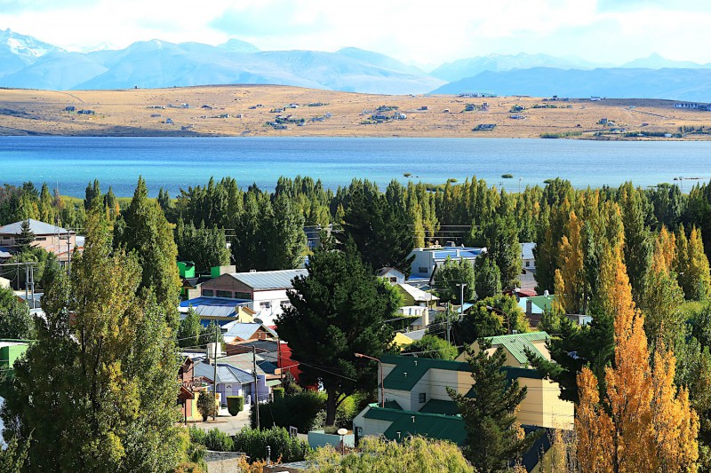 Pohled na El Calafate.