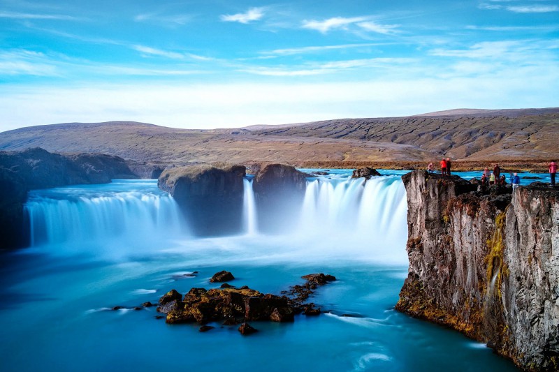 Vodopád Godafoss.