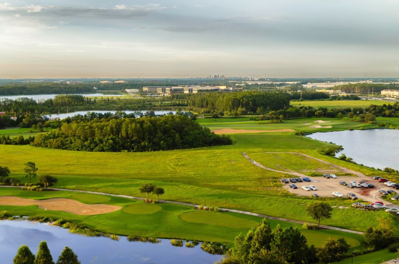 Golfový areál v Orlandu.