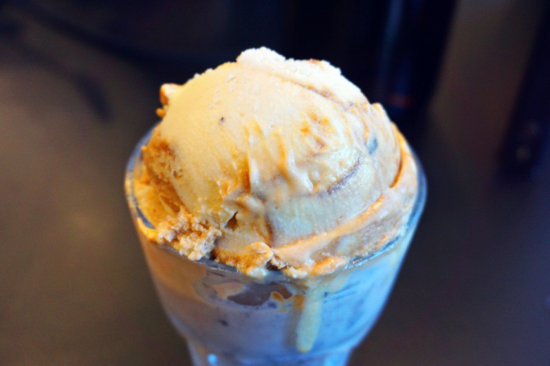 Zmrzlina hokey pokey.