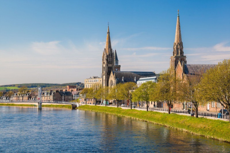 Město Inverness.