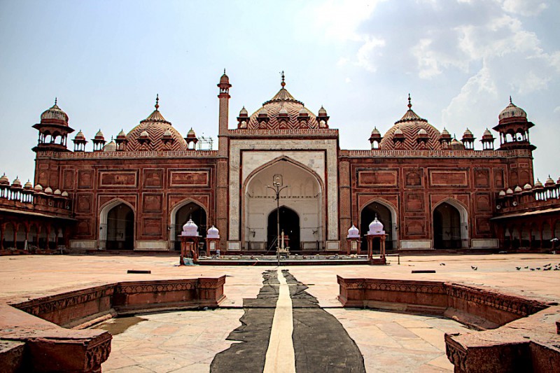 Jama Masjid v Agře.