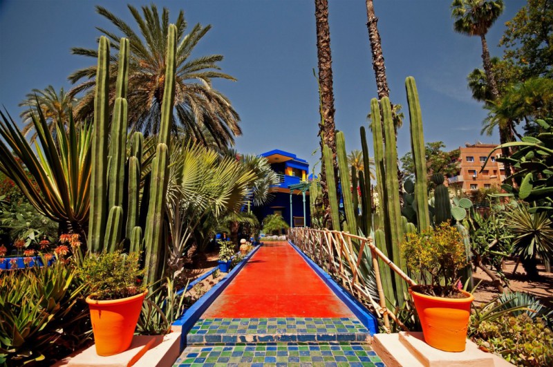 Umělecká zahrada Majorelle.