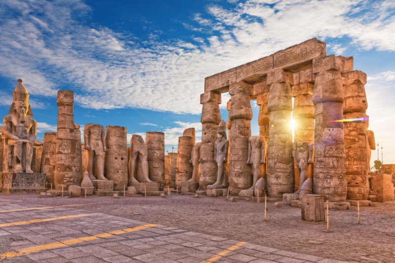 Luxor - muzeum pod širým nebem.