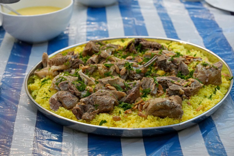 Národní jordánský pokrm mansaf.
