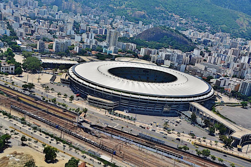 Fotbalový stadion Maracanã.