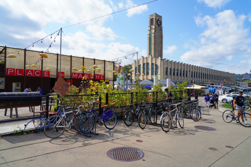 Farmářský trh Marché Atwater.