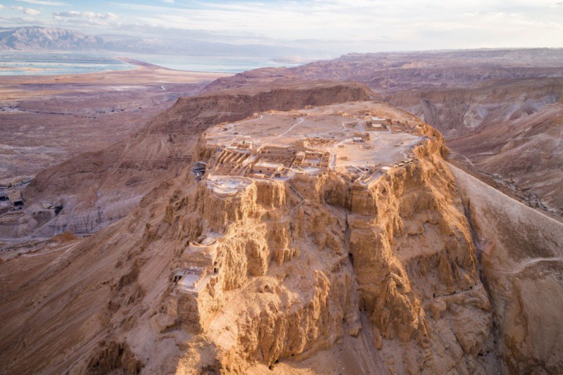Národní park a pevnost Masada.