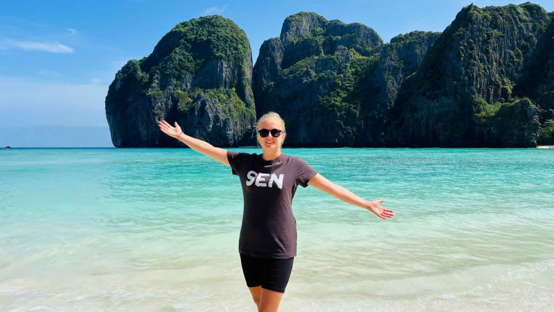 Ikonická pláž Maya Bay na ostrově Phi Phi.