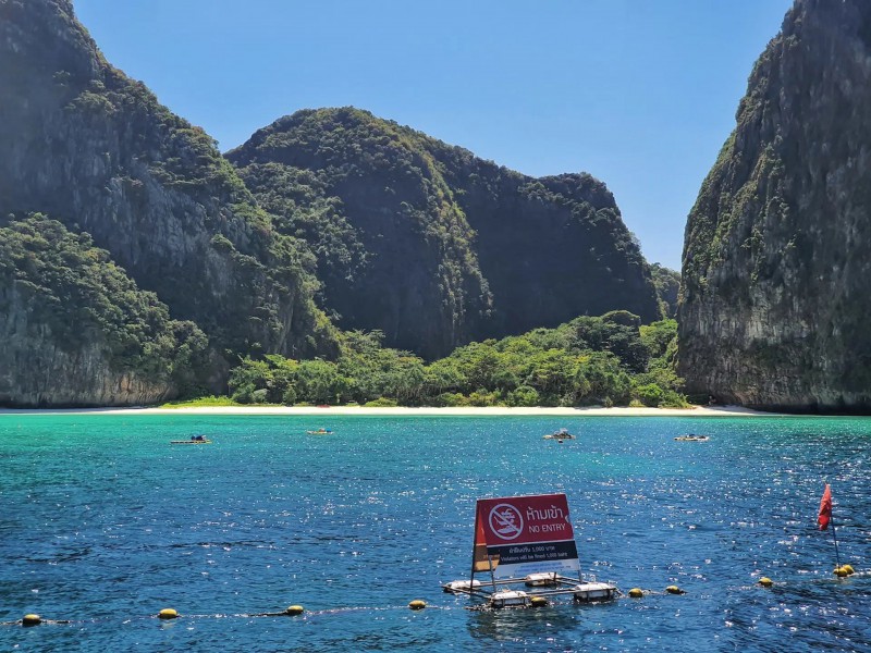 Maya Bay, ostrovy Phi Phi.