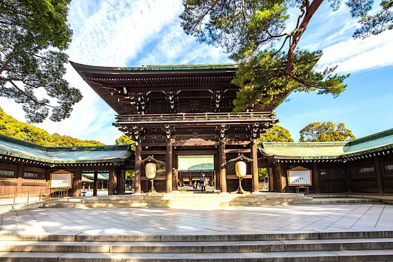 Svatyně Meiji Jingu.