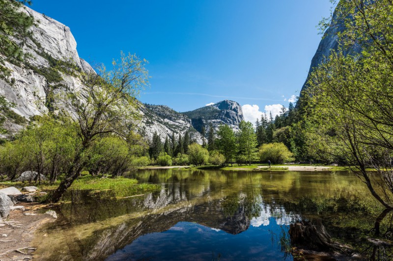 Mirror Lake Trail.