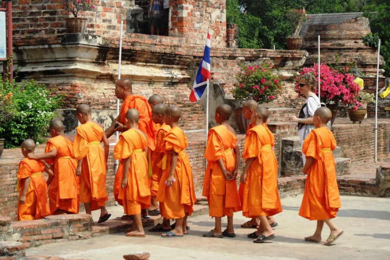 Buddhističtí mniši.