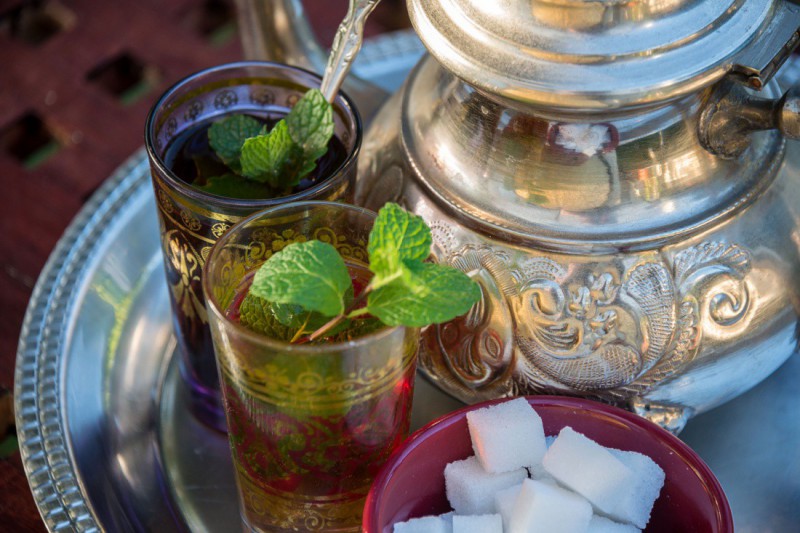 Marocký mátový čaj.