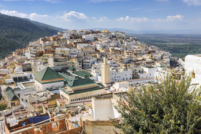 Město Moulay Idriss.