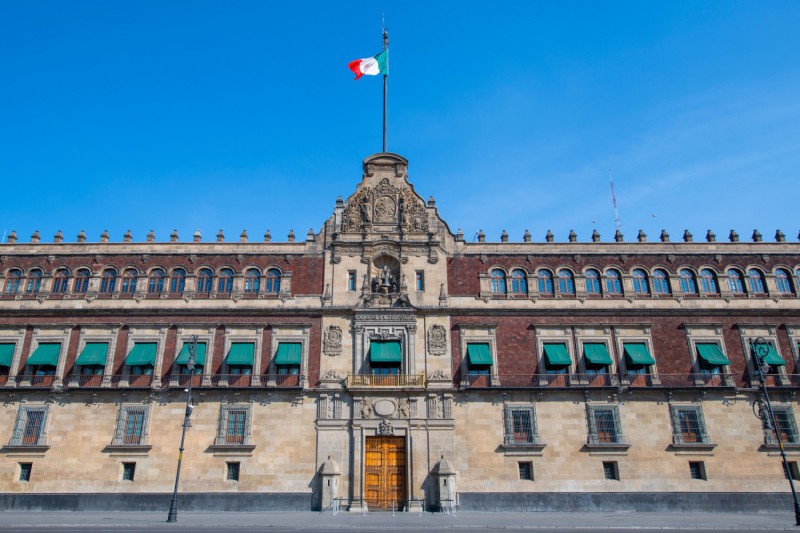 Národní palác v Mexico City.