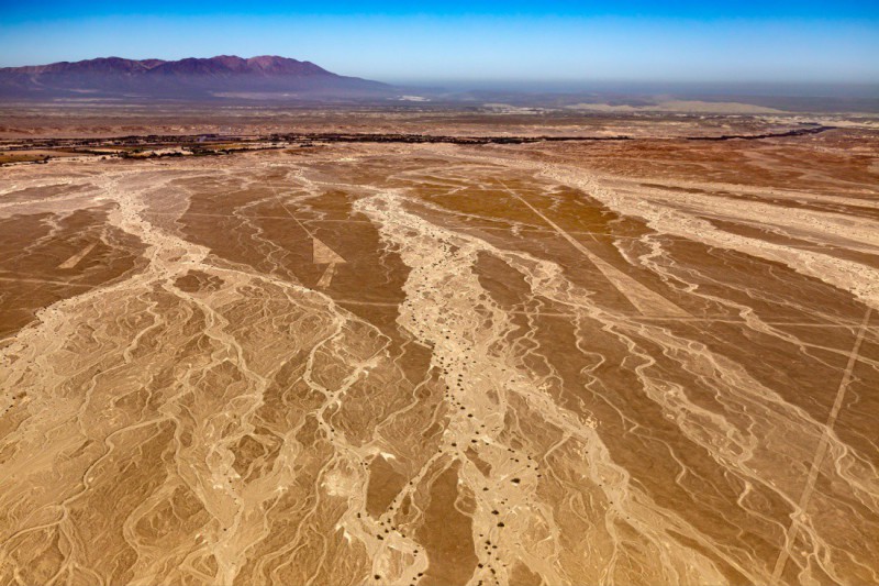 Povrch plošiny Nazca.